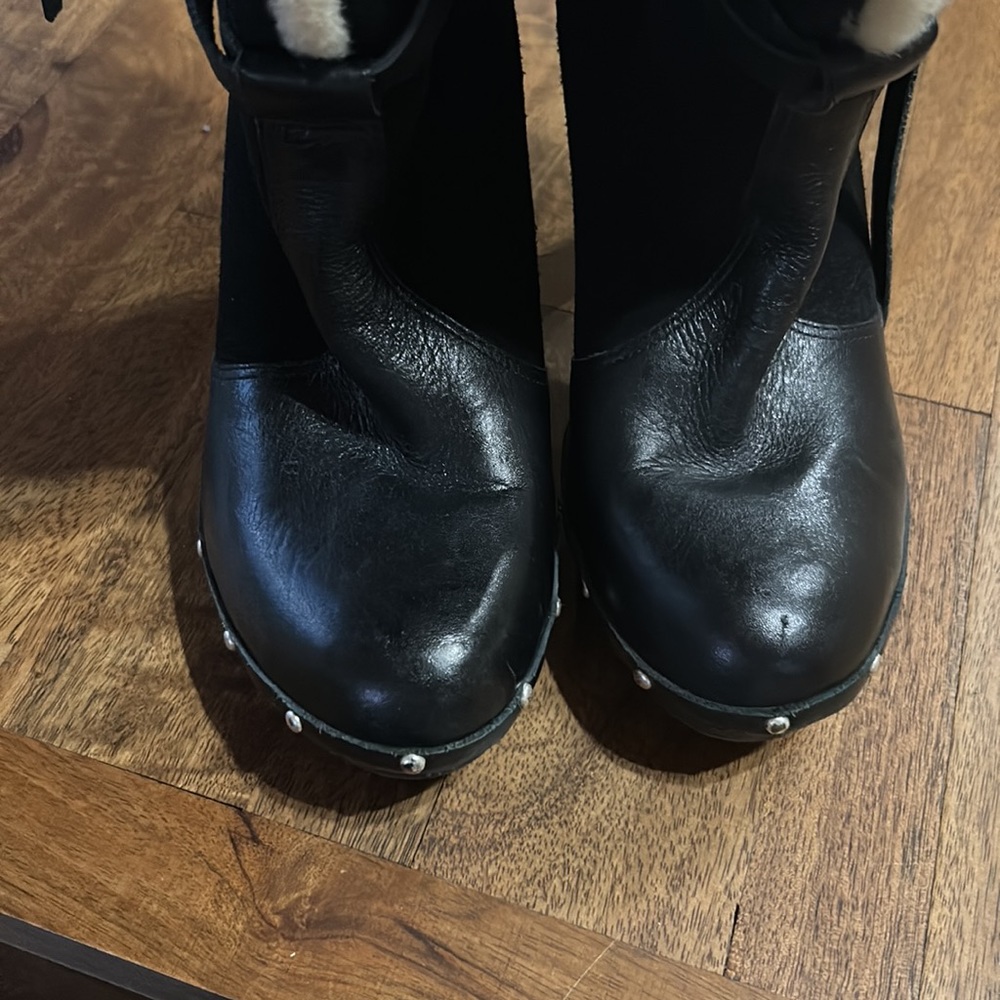 Michael Kors Over the knee Suede Fur Boot - Picture 5 of 6